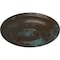 Ekena Millwork Niobe Ceiling Medallion (Fits Canopies up to 8 5/8"), 18"OD x 1 1/2"P, Bronze Blue Patina CM18NIBBS - alternate 2